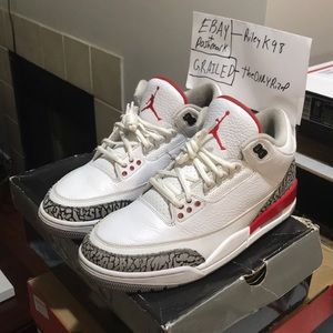 Jordan 3 Katrina Sz 8.5 retro rare steal cheap